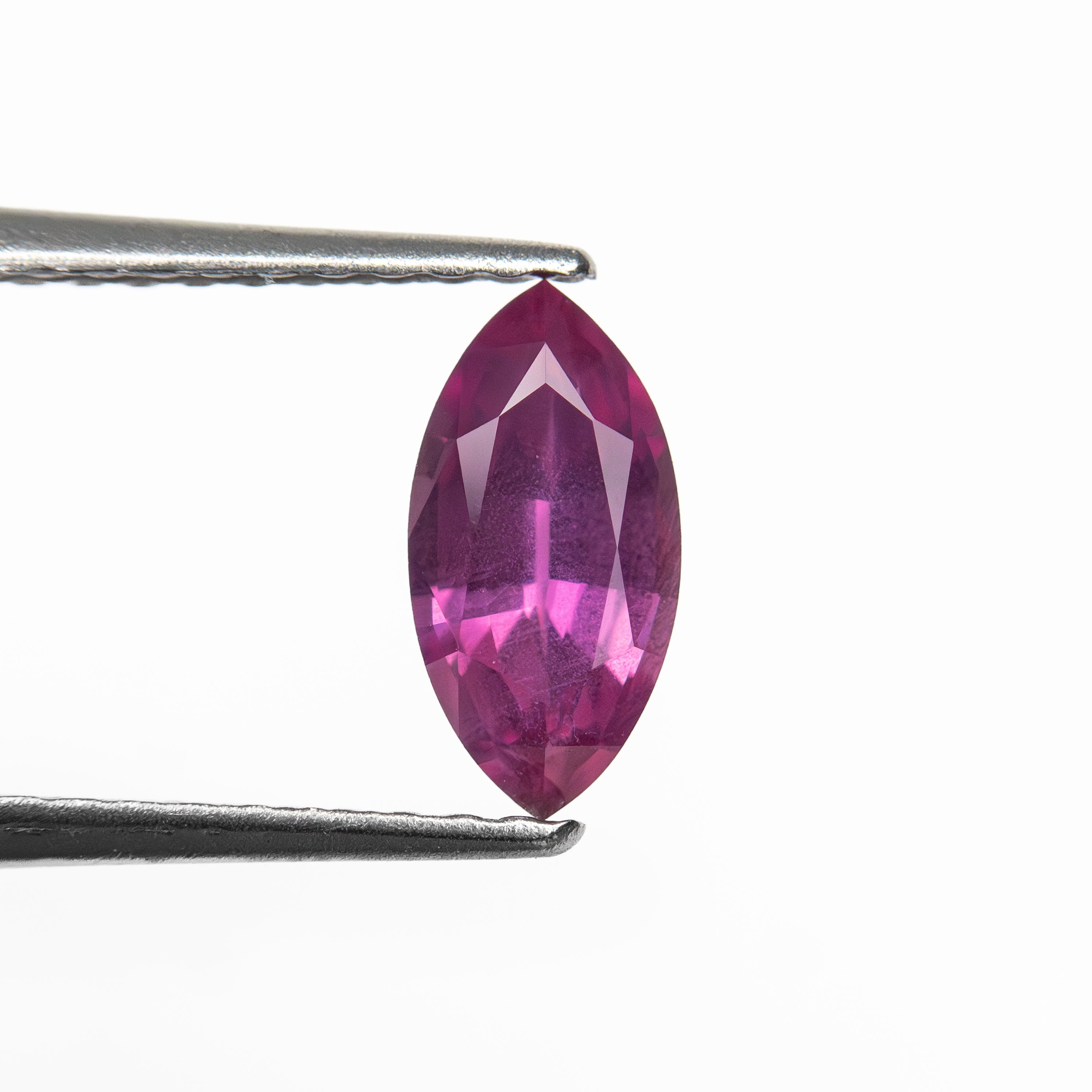 0.64ct 8.06x4.04x2.61mm Marquise Brilliant Sapphire 27956 - 12 - Lelya - bespoke engagement and wedding rings made in Scotland, UK