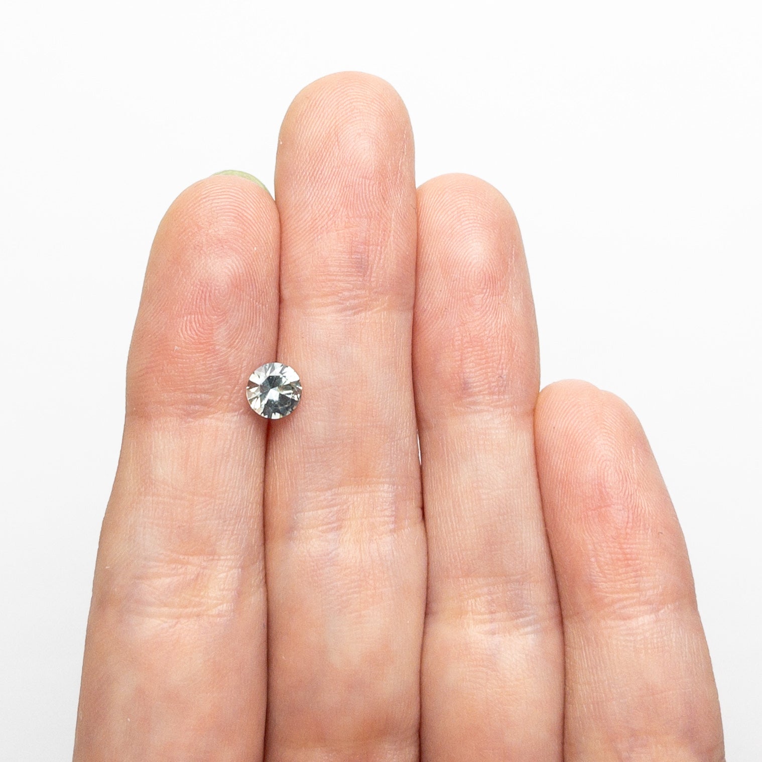 0.66ct 5.20x5.17x3.33mm Round Brilliant Sapphire 26556 - 12 - Lelya - bespoke engagement and wedding rings made in Scotland, UK