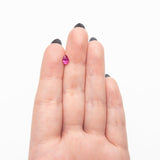 0.66ct 6.63x4.59x3.06mm Pear Brilliant Sapphire 27956 - 21 - Lelya - bespoke engagement and wedding rings made in Scotland, UK