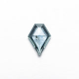 0.66ct 7.91x5.59x1.86mm Shield Rosecut Sapphire 22266 - 32 - Lelya - bespoke engagement and wedding rings made in Scotland, UK