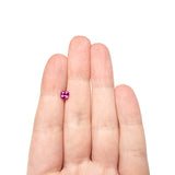 0.67ct 5.14x4.94x3.21mm Cushion Brilliant Sapphire 27955 - 18 - Lelya - bespoke engagement and wedding rings made in Scotland, UK