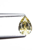 0.67ct 6.41x4.51x3.15mm Pear Brilliant Sapphire 26145-02 - Lelya - bespoke engagement and wedding rings made in Scotland, UK