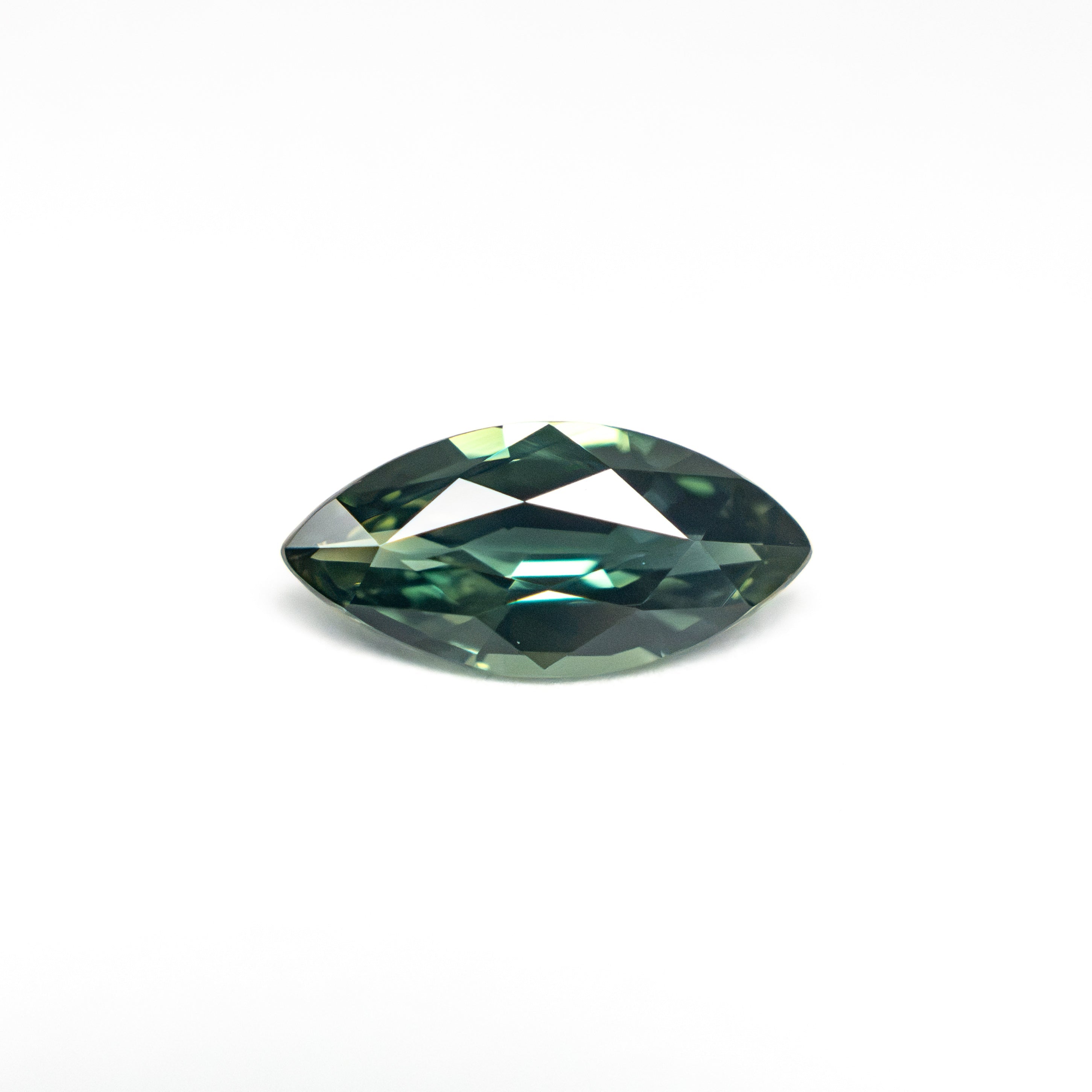 0.67ct 8.62x4.04x2.57mm Marquise Brilliant Sapphire 27340-03 - Lelya - bespoke engagement and wedding rings made in Scotland, UK