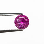 0.68ct 5.53x5.51x3.21mm Round Brilliant Sapphire 27957 - 26 - Lelya - bespoke engagement and wedding rings made in Scotland, UK
