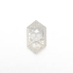 0.68ct 7.76x4.59x2.35mm Hexagon Rosecut 27223-24 - Lelya - bespoke engagement and wedding rings made in Scotland, UK