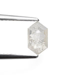 0.68ct 7.76x4.59x2.35mm Hexagon Rosecut 27223-24 - Lelya - bespoke engagement and wedding rings made in Scotland, UK