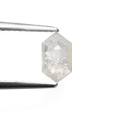 0.68ct 7.76x4.59x2.35mm Hexagon Rosecut 27223-24 - Lelya - bespoke engagement and wedding rings made in Scotland, UK