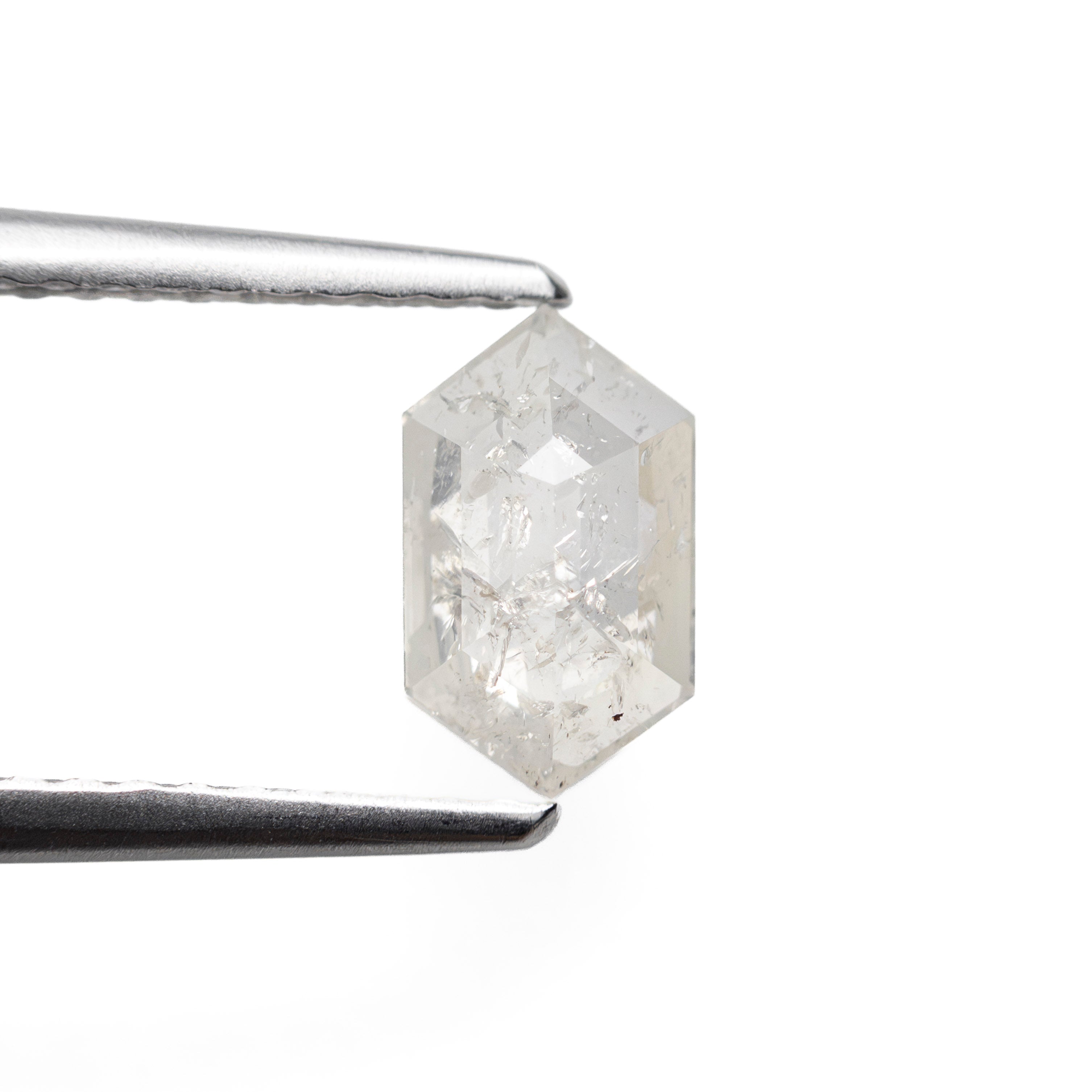 0.68ct 7.76x4.59x2.35mm Hexagon Rosecut 27223-24 - Lelya - bespoke engagement and wedding rings made in Scotland, UK