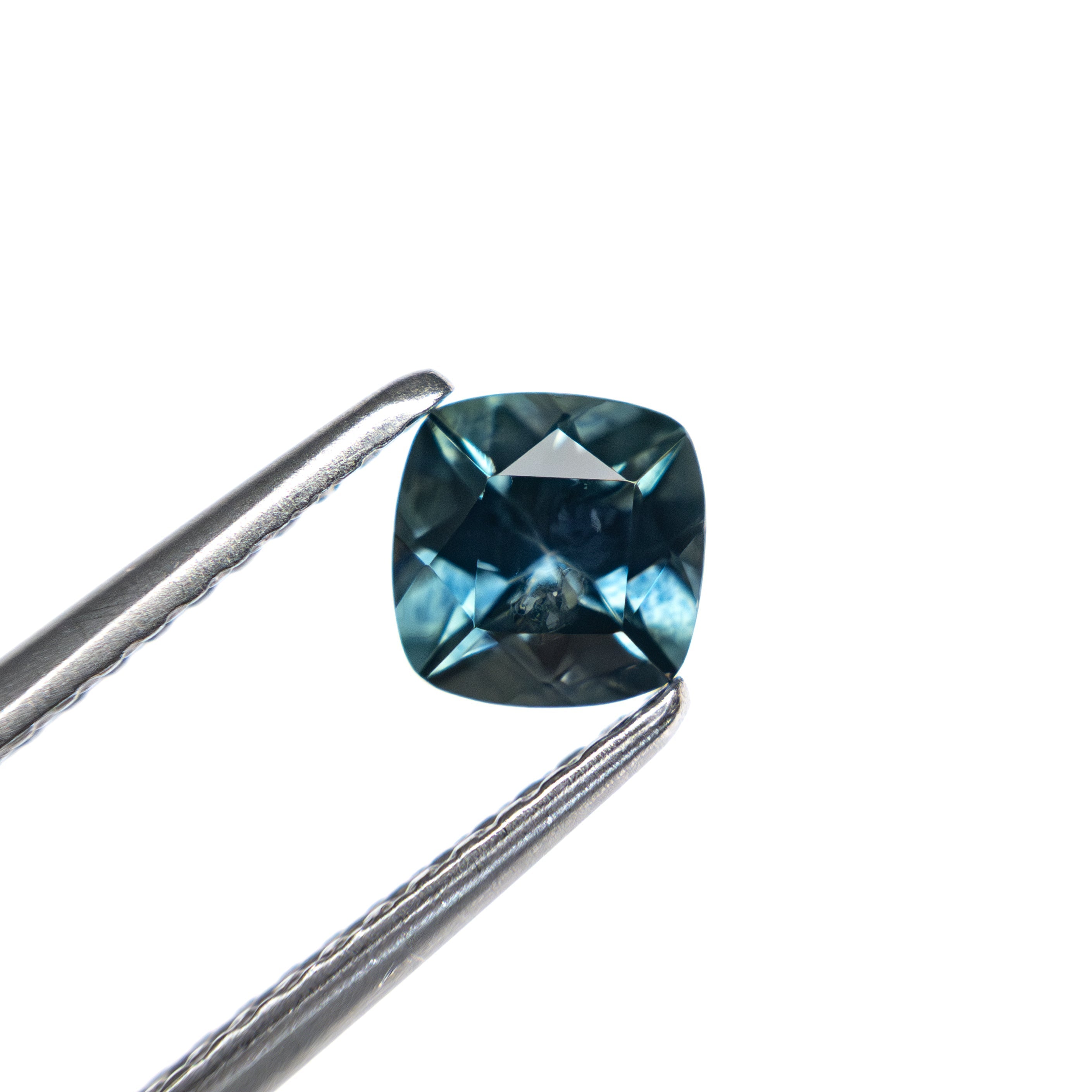 0.69ct 5.05x5.01x3.38mm Cushion Brilliant Sapphire 23466 - 05 - Lelya - bespoke engagement and wedding rings made in Scotland, UK