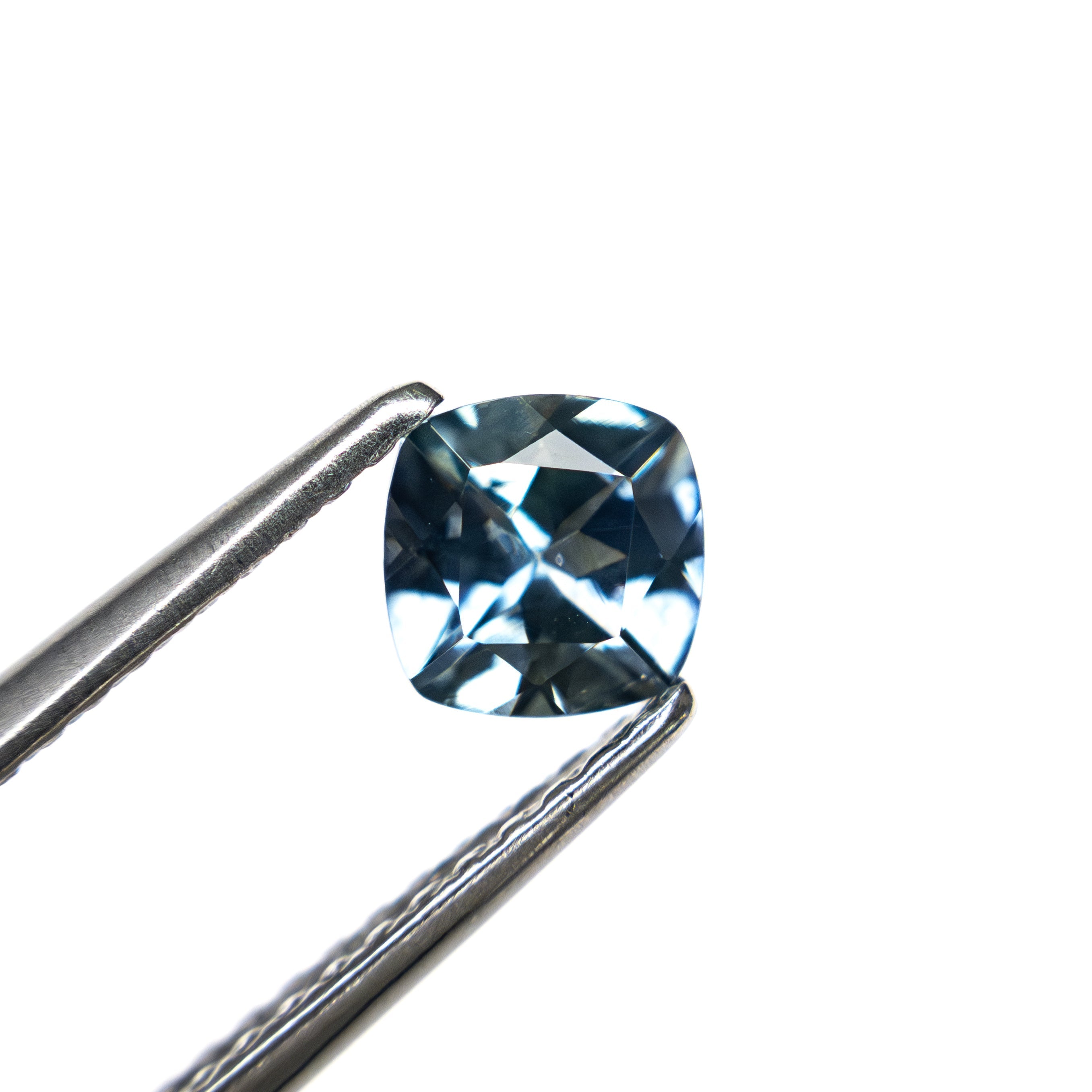 0.72ct 4.99x4.98x3.31mm Cushion Brilliant Sapphire 23466 - 03 - Lelya - bespoke engagement and wedding rings made in Scotland, UK