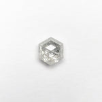 0.72ct 5.59x4.86x3.17mm Hexagon Step Cut 25457 - 15 - Lelya - bespoke engagement and wedding rings made in Scotland, UK