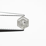 0.72ct 5.59x4.86x3.17mm Hexagon Step Cut 25457 - 15 - Lelya - bespoke engagement and wedding rings made in Scotland, UK