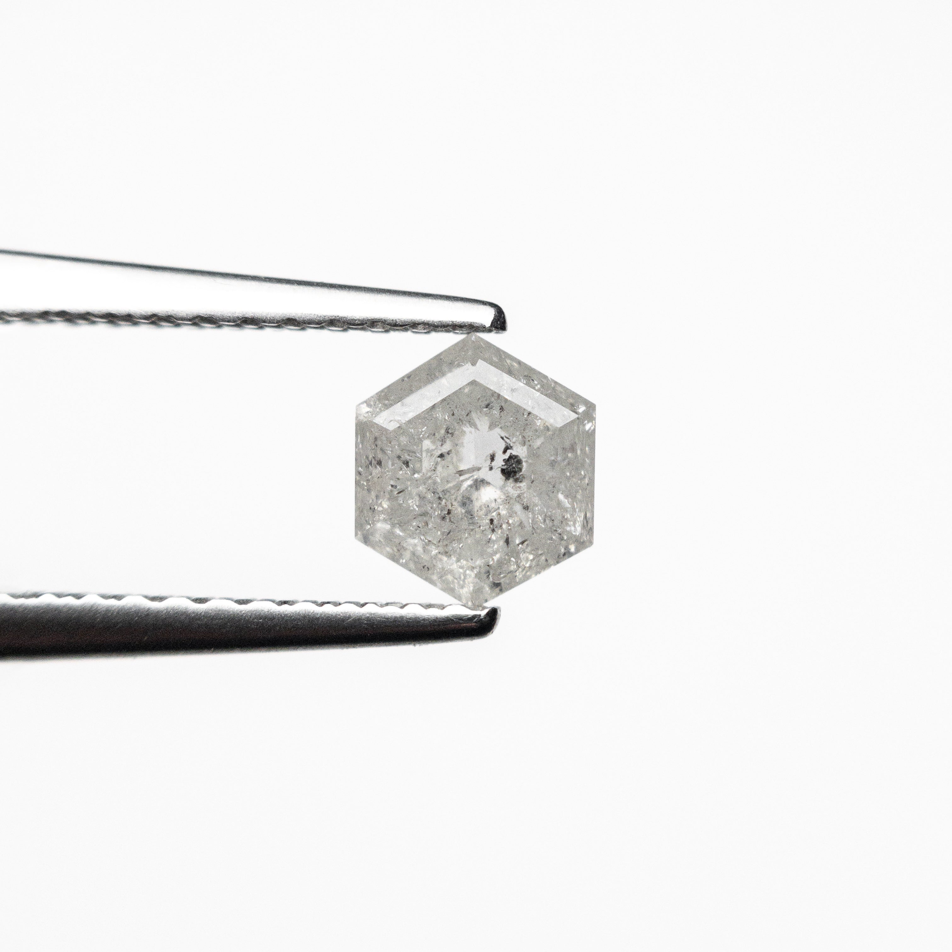 0.72ct 5.59x4.86x3.17mm Hexagon Step Cut 25457 - 15 - Lelya - bespoke engagement and wedding rings made in Scotland, UK