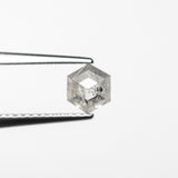 0.72ct 5.59x4.86x3.17mm Hexagon Step Cut 25457 - 15 - Lelya - bespoke engagement and wedding rings made in Scotland, UK