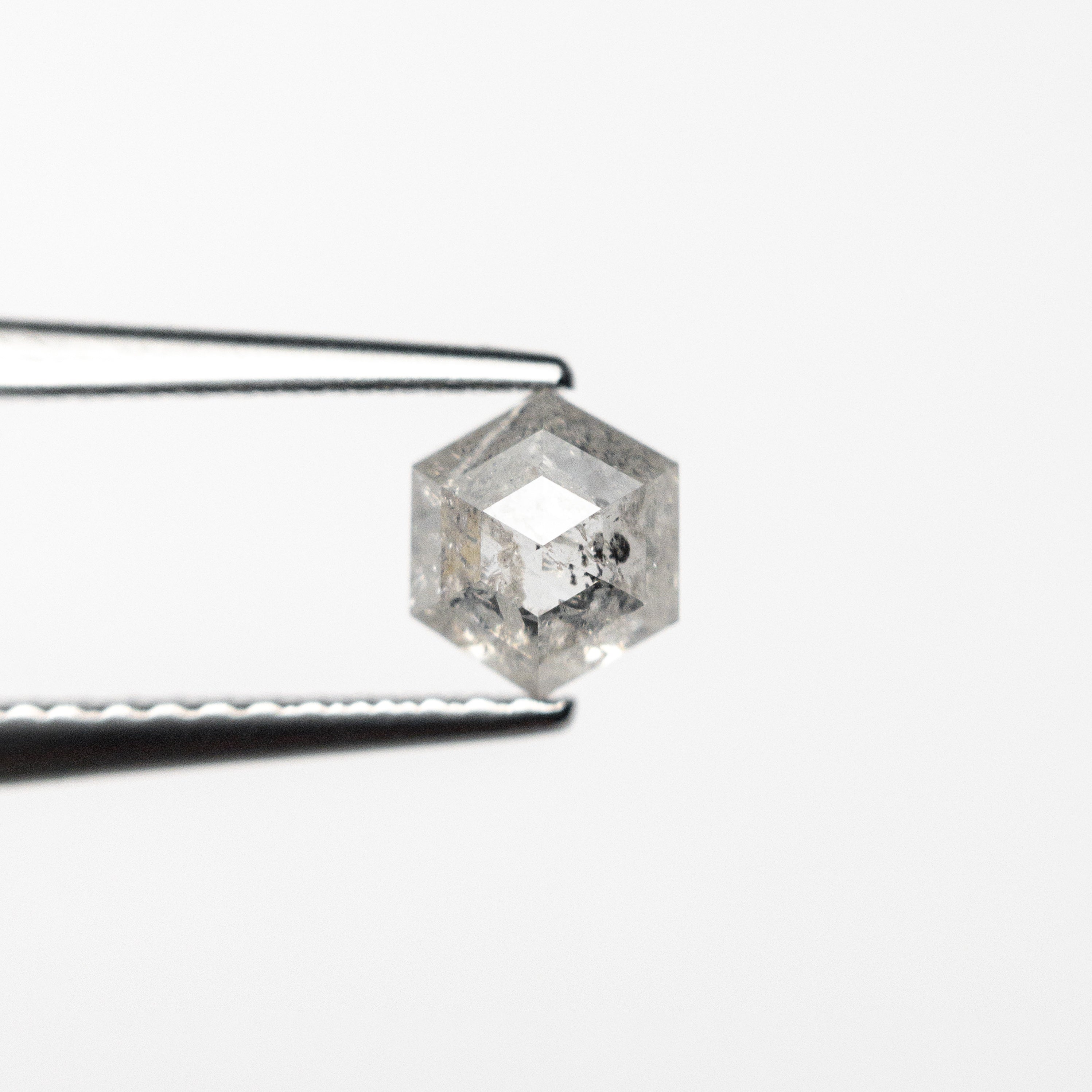 0.72ct 5.59x4.86x3.17mm Hexagon Step Cut 25457 - 15 - Lelya - bespoke engagement and wedding rings made in Scotland, UK