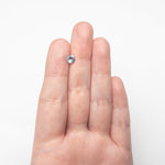 0.73ct 5.57x5.53x3.29mm Round Brilliant Sapphire 26134-27 - Lelya - bespoke engagement and wedding rings made in Scotland, UK