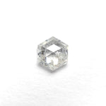 0.73ct 5.99x5.18x2.89mm Hexagon Rosecut 27536 - 50 - Lelya - bespoke engagement and wedding rings made in Scotland, UK