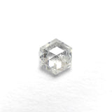 0.73ct 5.99x5.18x2.89mm Hexagon Rosecut 27536 - 50 - Lelya - bespoke engagement and wedding rings made in Scotland, UK