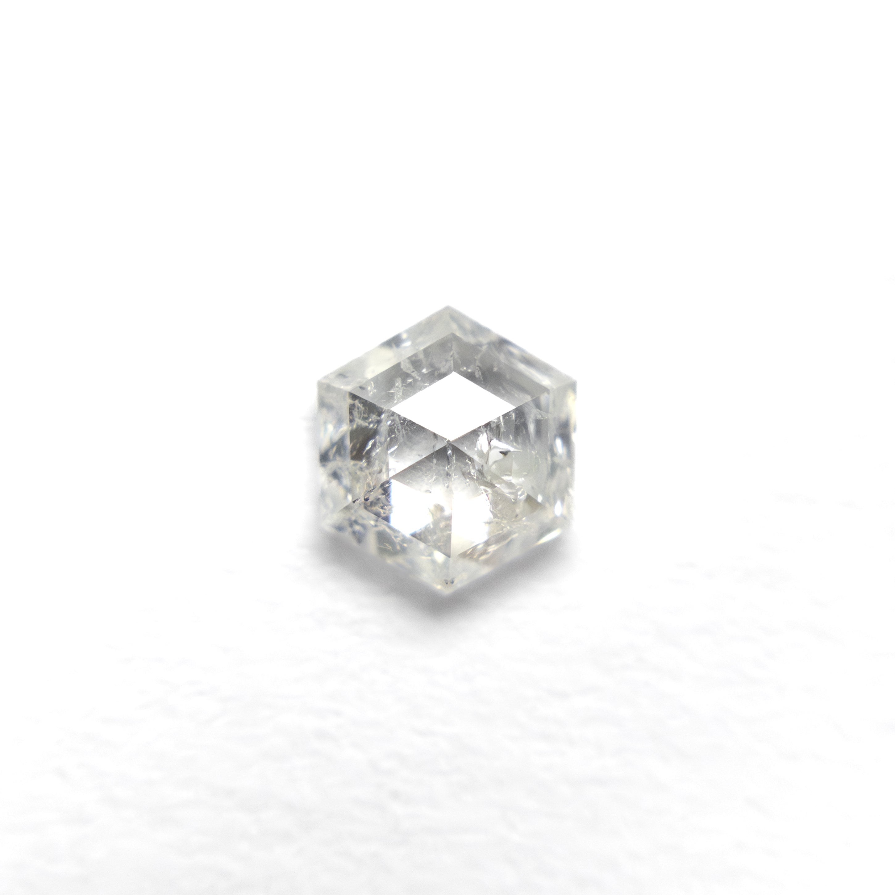 0.73ct 5.99x5.18x2.89mm Hexagon Rosecut 27536 - 50 - Lelya - bespoke engagement and wedding rings made in Scotland, UK