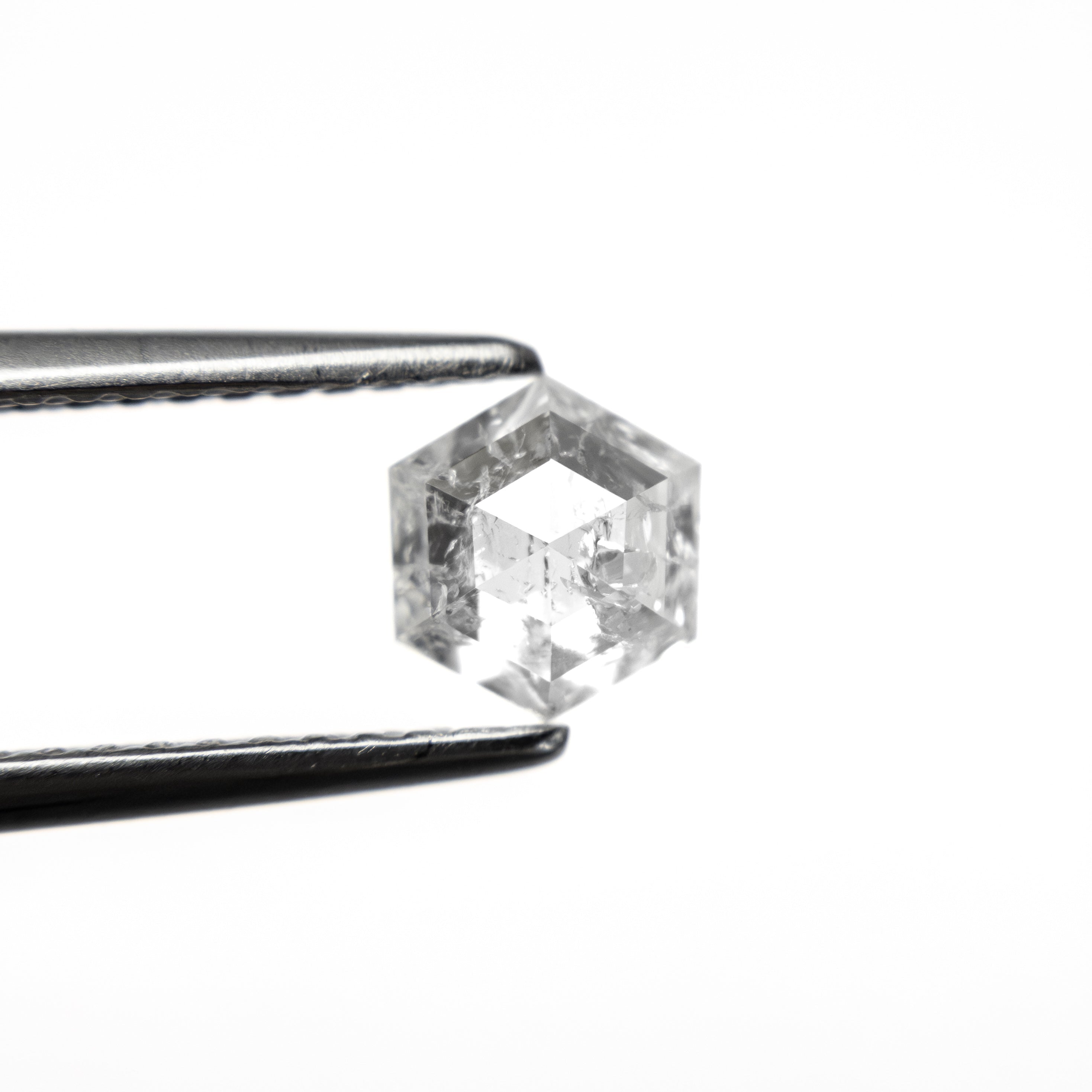 0.73ct 5.99x5.18x2.89mm Hexagon Rosecut 27536 - 50 - Lelya - bespoke engagement and wedding rings made in Scotland, UK