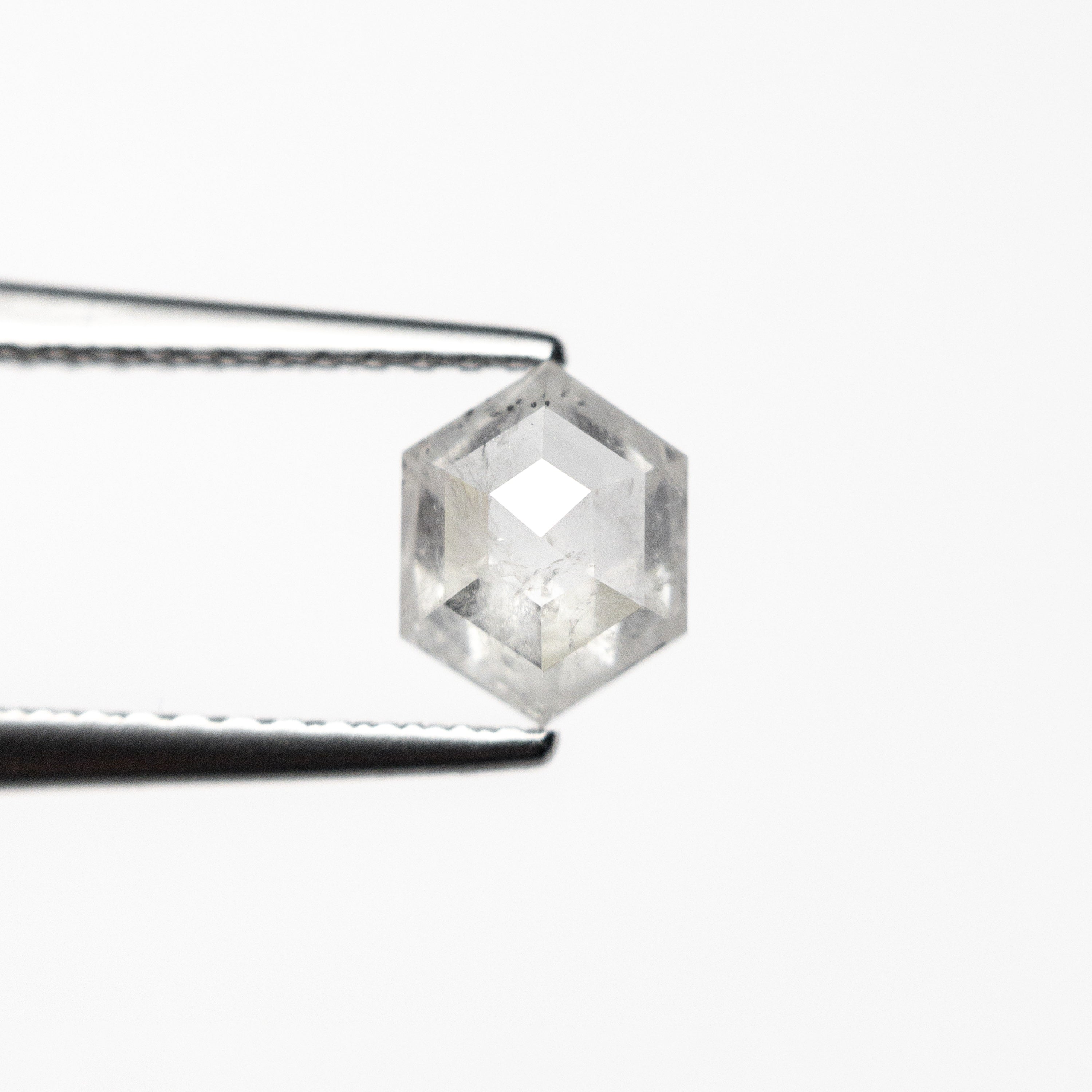 0.74ct 6.47x5.07x2.80mm Hexagon Double Cut 25457 - 14 - Lelya - bespoke engagement and wedding rings made in Scotland, UK