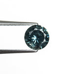 0.75ct 5.54x5.53x3.42mm Round Brilliant Sapphire 26134-13 - Lelya - bespoke engagement and wedding rings made in Scotland, UK