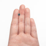 0.75ct 5.54x5.53x3.42mm Round Brilliant Sapphire 26134-13 - Lelya - bespoke engagement and wedding rings made in Scotland, UK