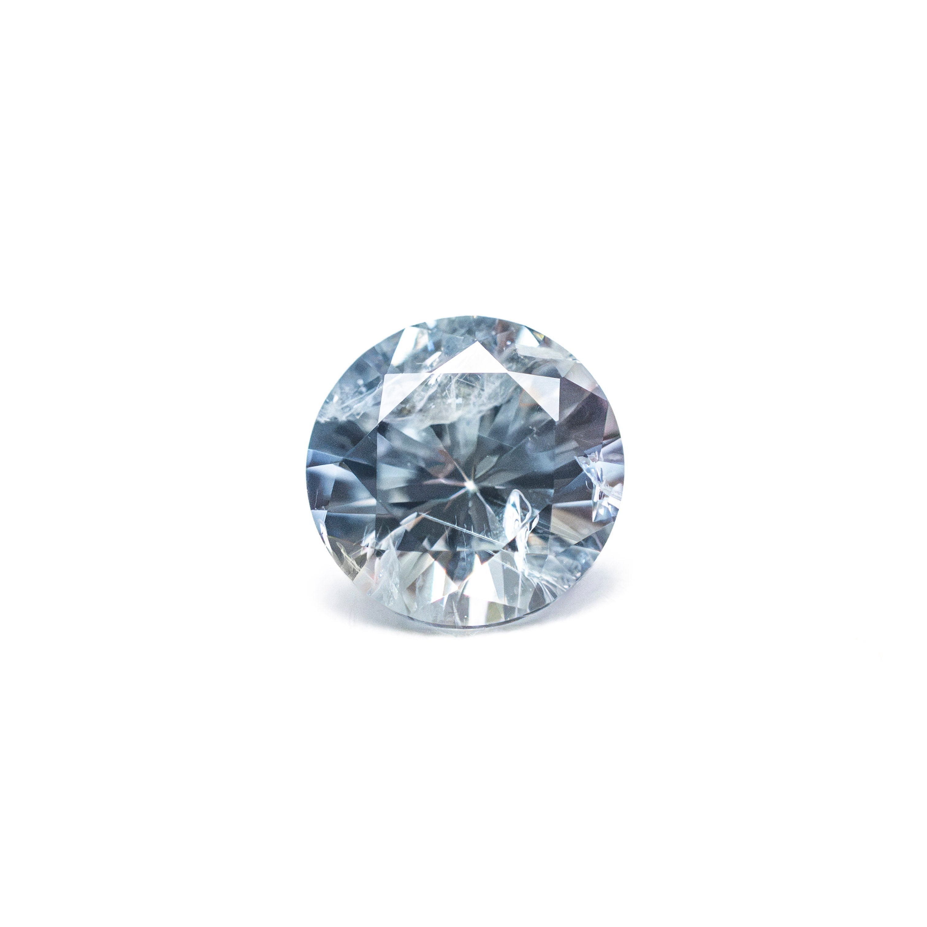 0.75ct 5.54x5.58x3.49mm Round Brilliant Sapphire 26134-15 - Lelya - bespoke engagement and wedding rings made in Scotland, UK