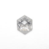 0.75ct 6.47x5.31x2.92mm Hexagon Rosecut 27223-31 - Lelya - bespoke engagement and wedding rings made in Scotland, UK