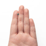0.76ct 5.55x5.22x3.43mm Round Brilliant Sapphire 26134-03 - Lelya - bespoke engagement and wedding rings made in Scotland, UK