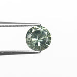 0.76ct 5.55x5.22x3.43mm Round Brilliant Sapphire 26134-03 - Lelya - bespoke engagement and wedding rings made in Scotland, UK