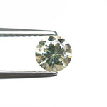 0.76ct 5.56x5.52x3.52mm Round Brilliant Sapphire 26134-16 - Lelya - bespoke engagement and wedding rings made in Scotland, UK