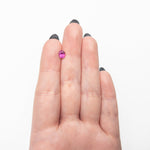 0.76ct 5.93x4.94x3.32mm Oval Brilliant Sapphire 27957 - 34 - Lelya - bespoke engagement and wedding rings made in Scotland, UK