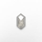 0.76ct 7.40x4.16x2.51mm Hexagon Rosecut 25457 - 11 - Lelya - bespoke engagement and wedding rings made in Scotland, UK
