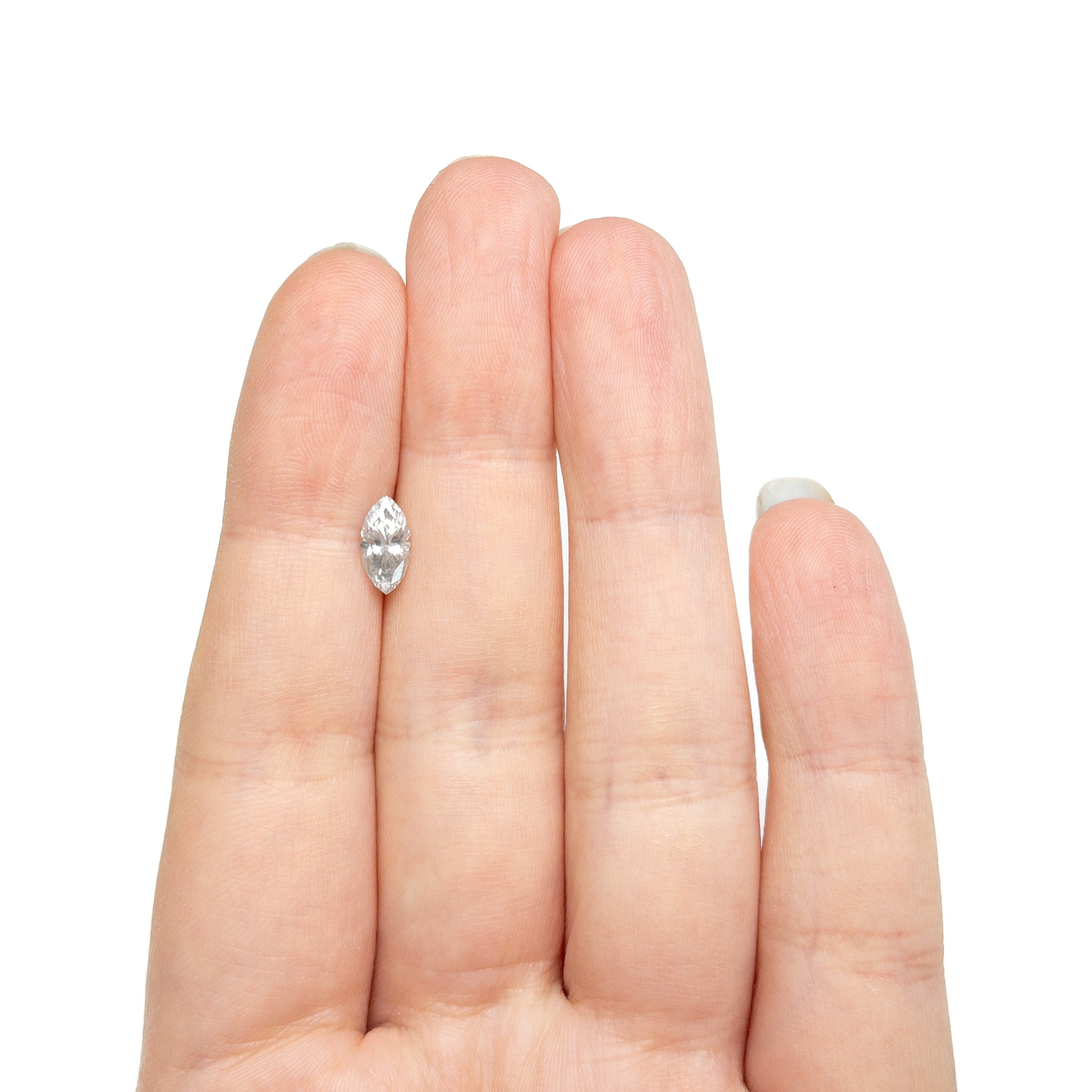 0.76ct 8.91x4.56x3.06mm Marquise Brilliant 27226-08 - Lelya - bespoke engagement and wedding rings made in Scotland, UK