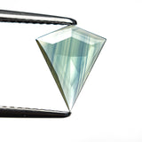 0.77ct 10.51x8.62x1.30mm Kite Rosecut Sapphire 22436 - 09 - Lelya - bespoke engagement and wedding rings made in Scotland, UK