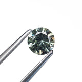 0.77ct 5.47x5.53x3.56mm Round Brilliant Sapphire 26134-11 - Lelya - bespoke engagement and wedding rings made in Scotland, UK