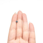 0.77ct 5.53x5.50x3.33mm Round Brilliant Sapphire 26134-22 - Lelya - bespoke engagement and wedding rings made in Scotland, UK