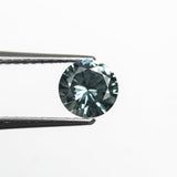0.77ct 5.54x5.52x3.42mm Round Brilliant Sapphire 26134-07 - Lelya - bespoke engagement and wedding rings made in Scotland, UK