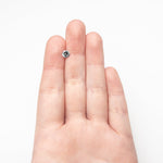 0.77ct 5.54x5.52x3.42mm Round Brilliant Sapphire 26134-07 - Lelya - bespoke engagement and wedding rings made in Scotland, UK