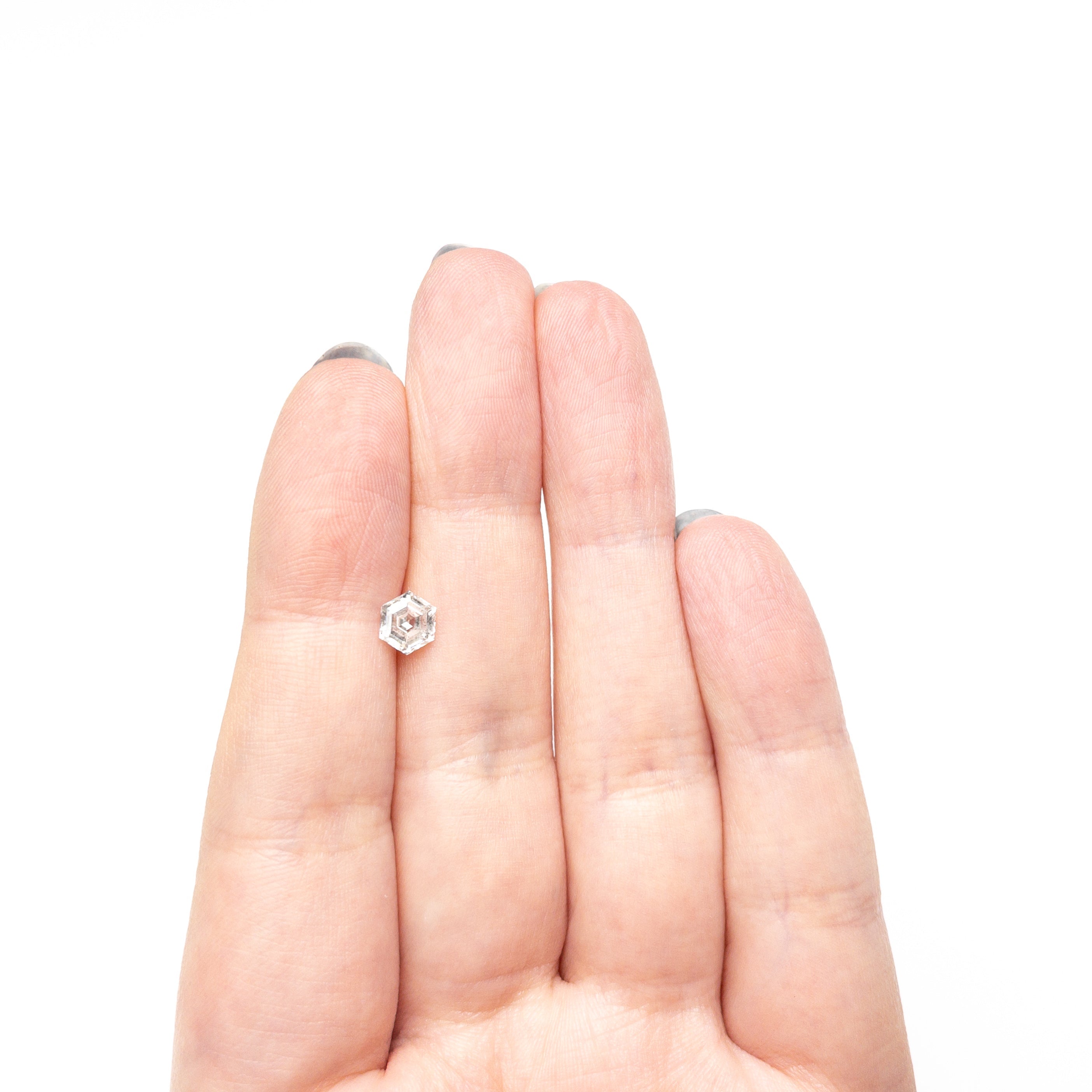 0.78ct 6.15x5.40x3.06mm Hexagon Step Cut 🇨🇦 27620 - 01 - Lelya - bespoke engagement and wedding rings made in Scotland, UK