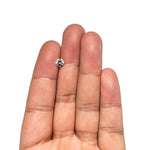 0.80ct 5.55x5.56x2.36mm Round Brilliant Sapphire 26134-17 - Lelya - bespoke engagement and wedding rings made in Scotland, UK