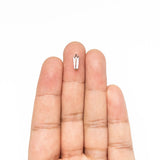 0.83ct 10.96x4.15x2.50mm Shield Step Cut 27537 - 35 - Lelya - bespoke engagement and wedding rings made in Scotland, UK