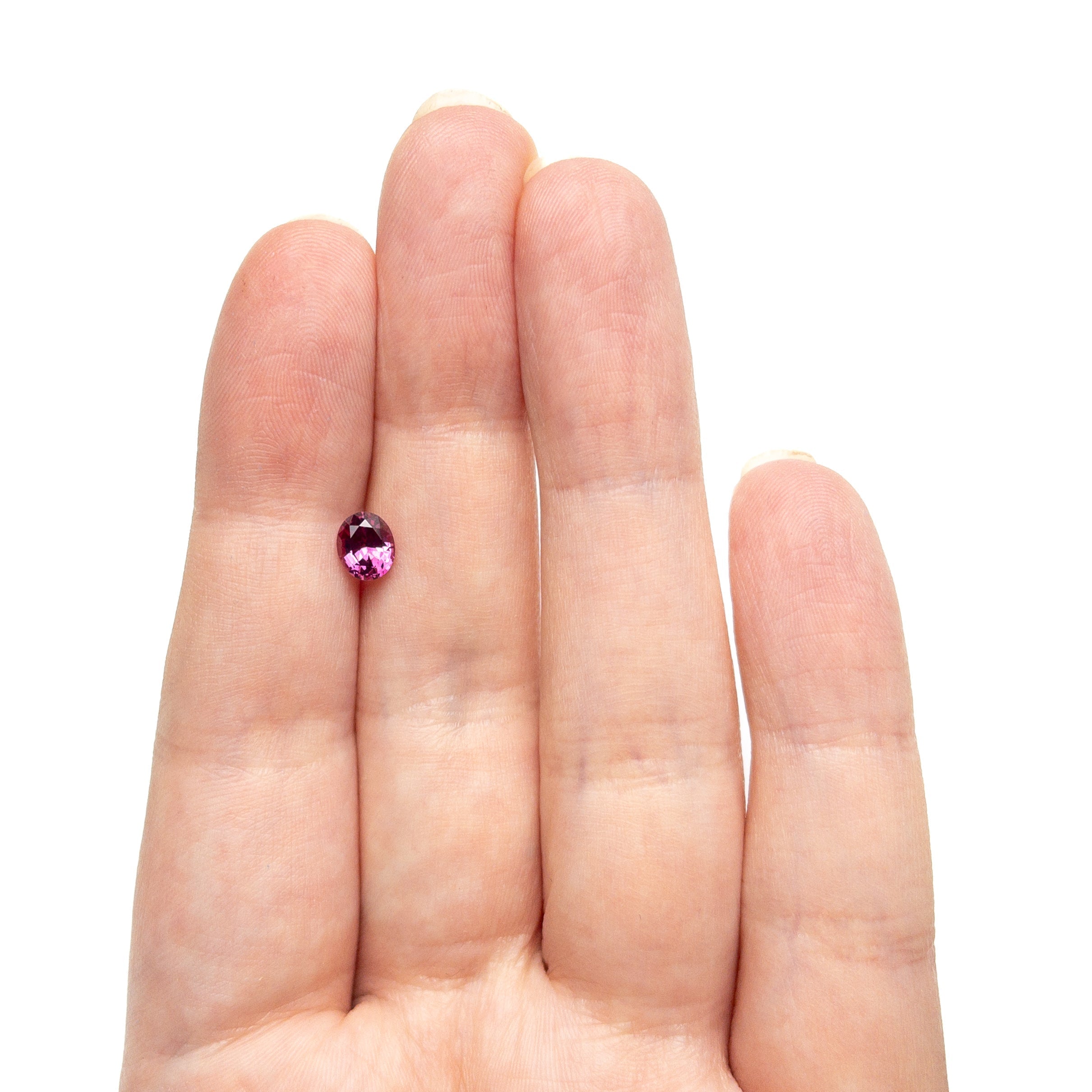 0.83ct 6.04x5.07x3.46mm Oval Brilliant Sapphire 27955 - 14 - Lelya - bespoke engagement and wedding rings made in Scotland, UK