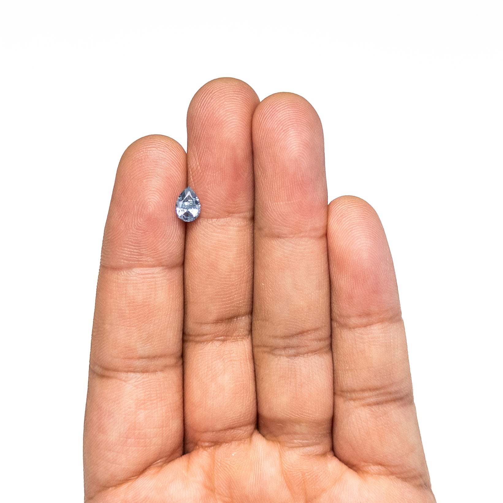 0.83ct 7.13x4.83x3.30mm Pear Brilliant Sapphire 26150-20 - Lelya - bespoke engagement and wedding rings made in Scotland, UK
