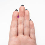 0.83ct 7.65x4.60x.46mm Pear Brilliant Sapphire 27957 - 10 - Lelya - bespoke engagement and wedding rings made in Scotland, UK