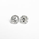 0.83cttw 2pc 4.49x4.27x3.29mm 4.32x4.00x3.20mm SI H - J Antique Old Mine Cut Matching Pair 25711 - 04 - Lelya - bespoke engagement and wedding rings made in Scotland, UK