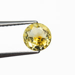 0.85ct 6.18x6.18x2.96mm Round Brilliant Sapphire 26696-01 - Lelya - bespoke engagement and wedding rings made in Scotland, UK