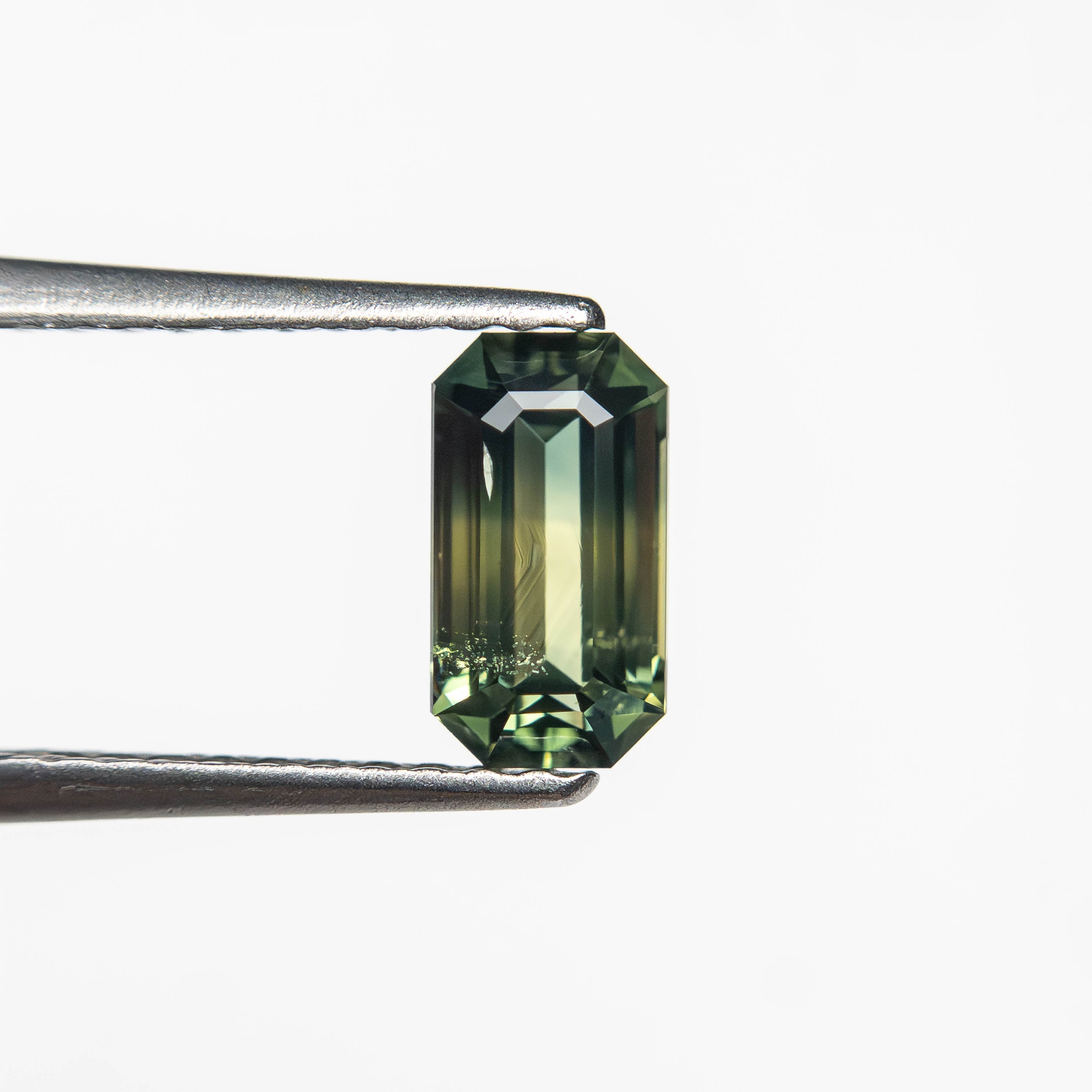 0.85ct 6.97x3.80x3.00mm Cut Corner Rectangle Step Cut Sapphire 27336 - 50 - Lelya - bespoke engagement and wedding rings made in Scotland, UK