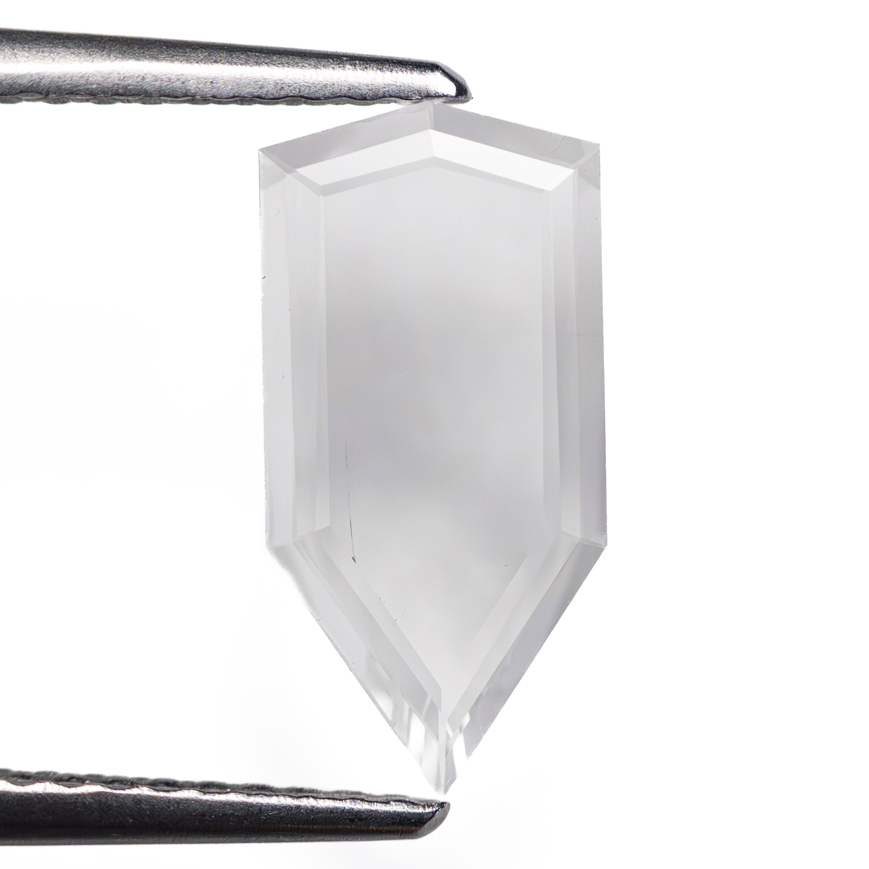 0.86ct 12.83x6.25x0.99mm Shield Portrait Cut Sapphire 27740-03 - Lelya - bespoke engagement and wedding rings made in Scotland, UK